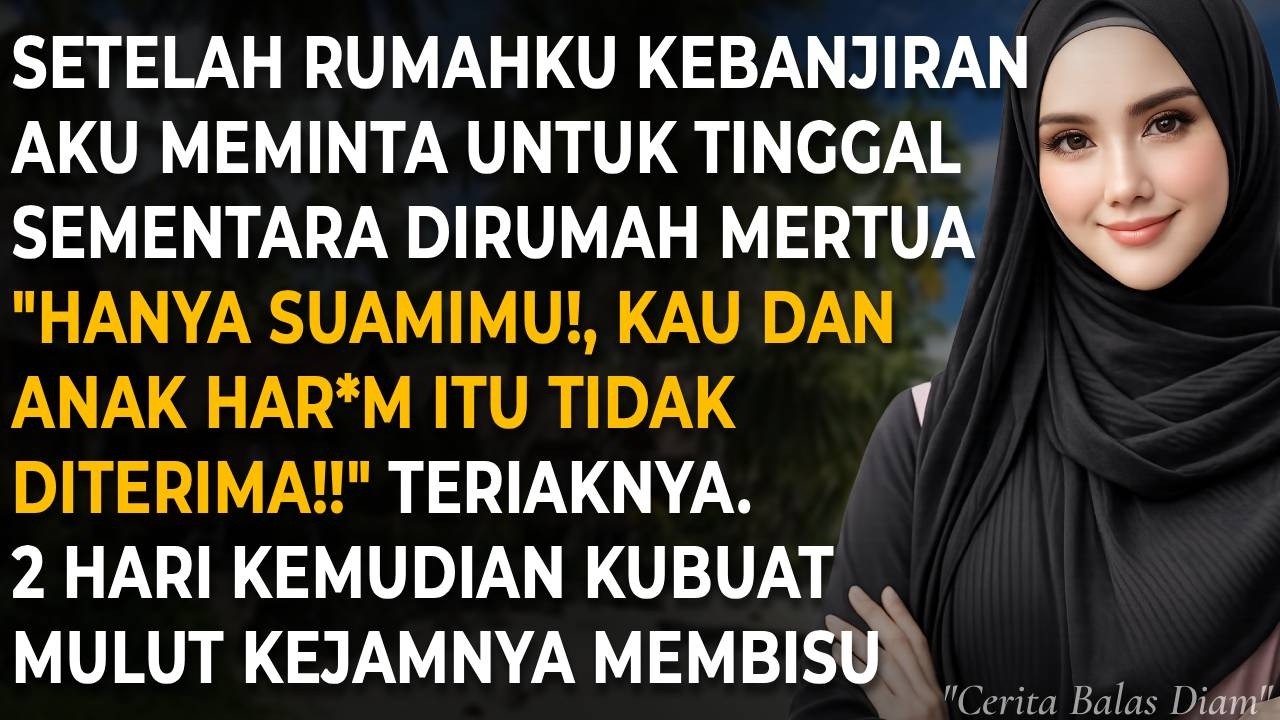 Setelah diusir saat banjir, mertua tertawa puas. Saat aku tunjukkan siapa pemilik rumah ini...