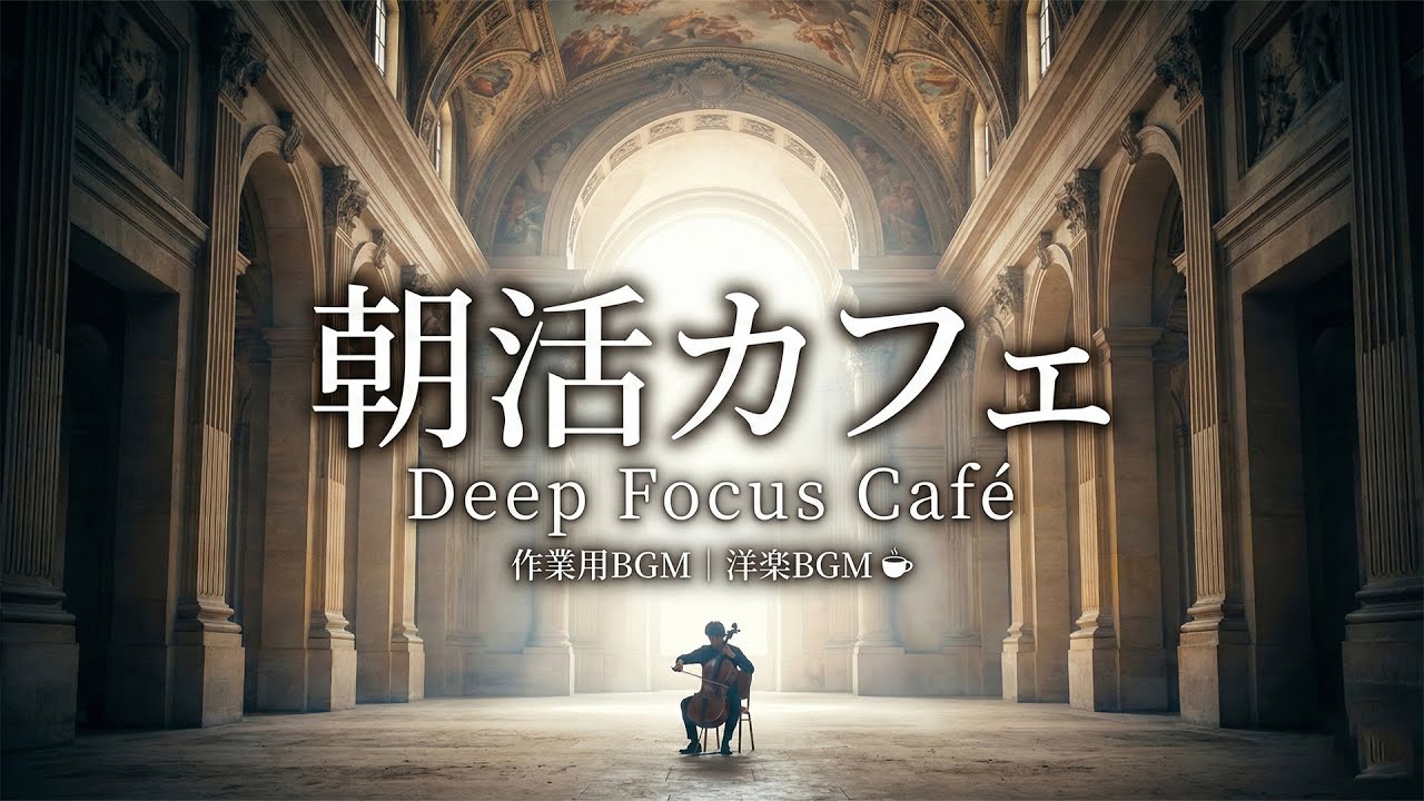【朝活カフェ☕BGM作業用】集中が続く洋楽BGM｜Deep Focus Café