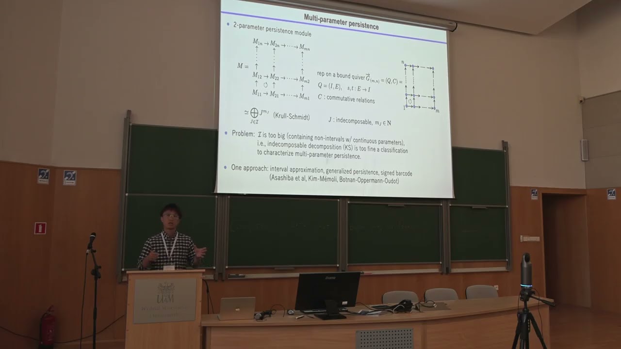 Plenary talk of Yasuaki Hiraoka at the Applied Topology 2025 conference