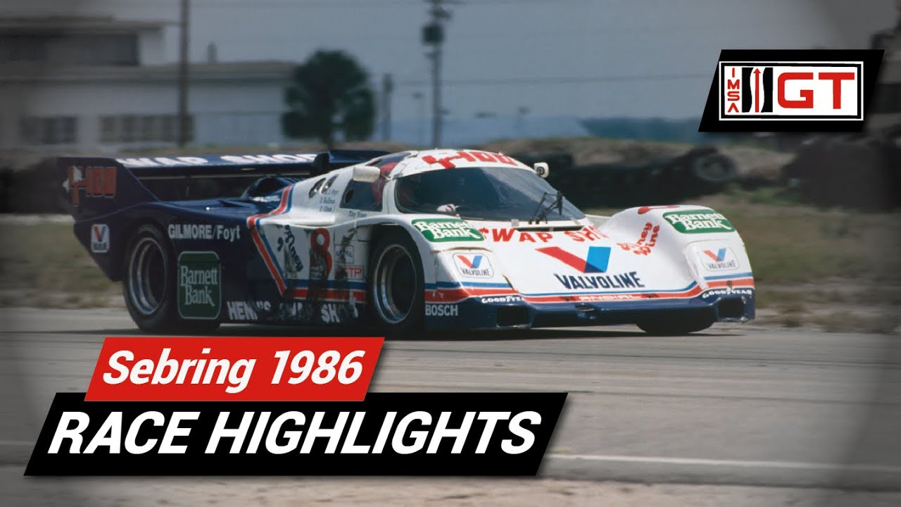 1986 Sebring 12 Hours | IMSA Highlights