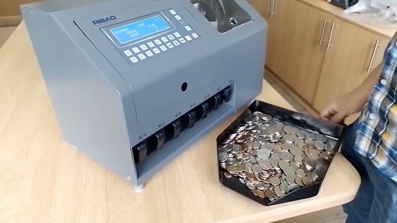 RIBAO-CS-610S+PRO Contadora y Clasificadora de Monedas