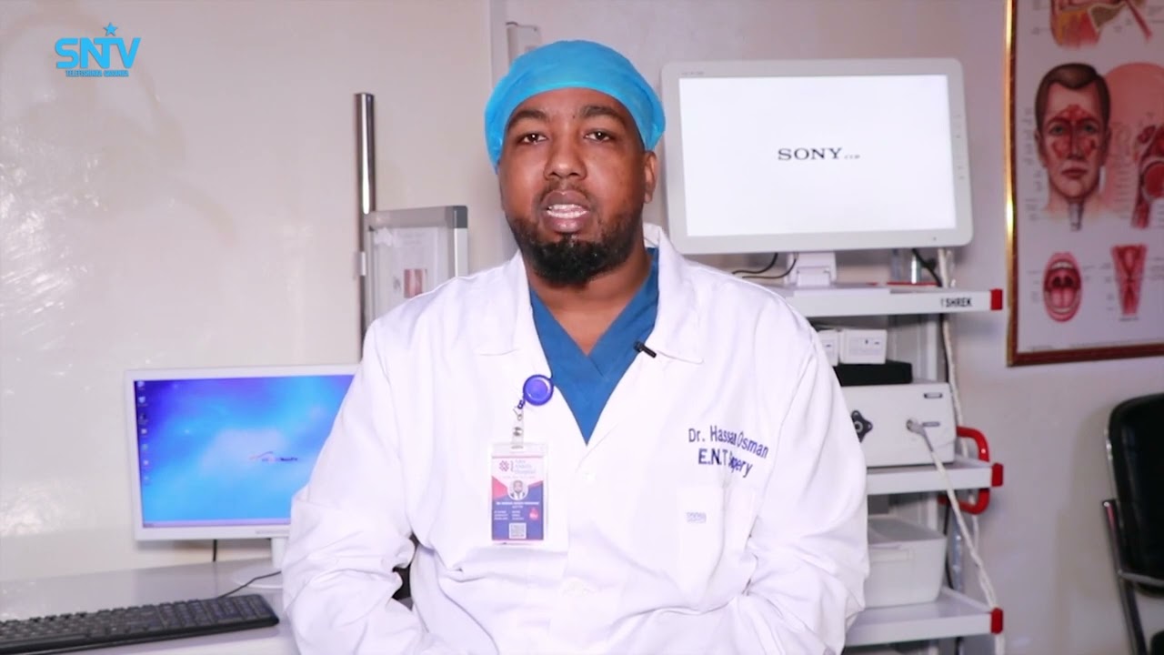 Dr Xassan Cusman Maxamud, Ayaa sharaxaya Kansarka ku dhaca cunaha.