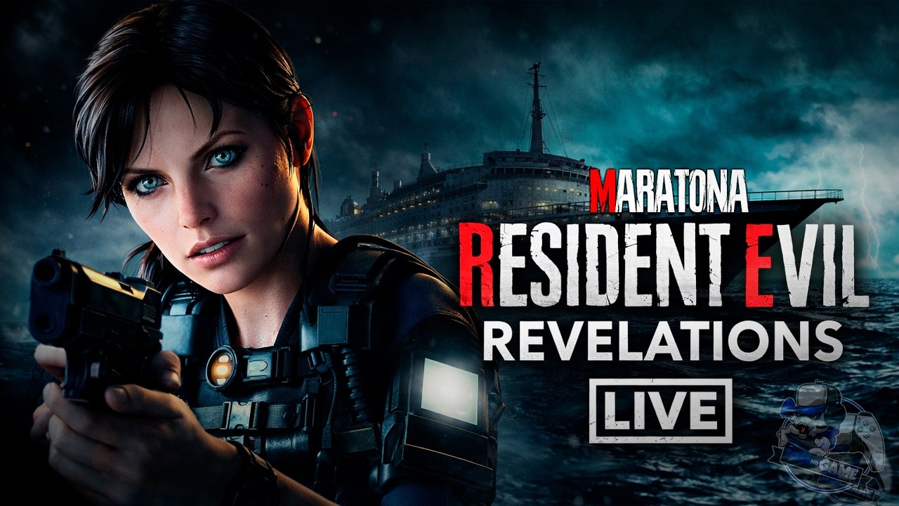 MARATONA RESIDENT EVIL ATÉ O REQUIEM | RESIDENT EVIL REVELATIONS AO VIVO