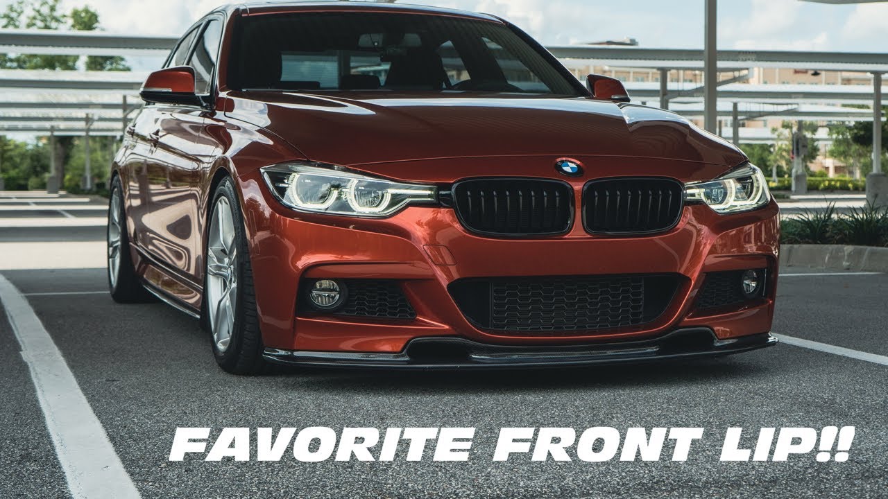 Лучший способ закрепить передний спойлер? Установка карбонового спойлера в стиле Varis | BMW F30