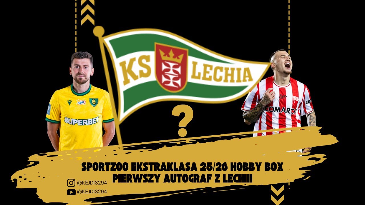 SPORTZOO EKSTRAKLASA 25/26 HOBBY BOX PIERWSZY AUTOGRAF Z LECHII! #5