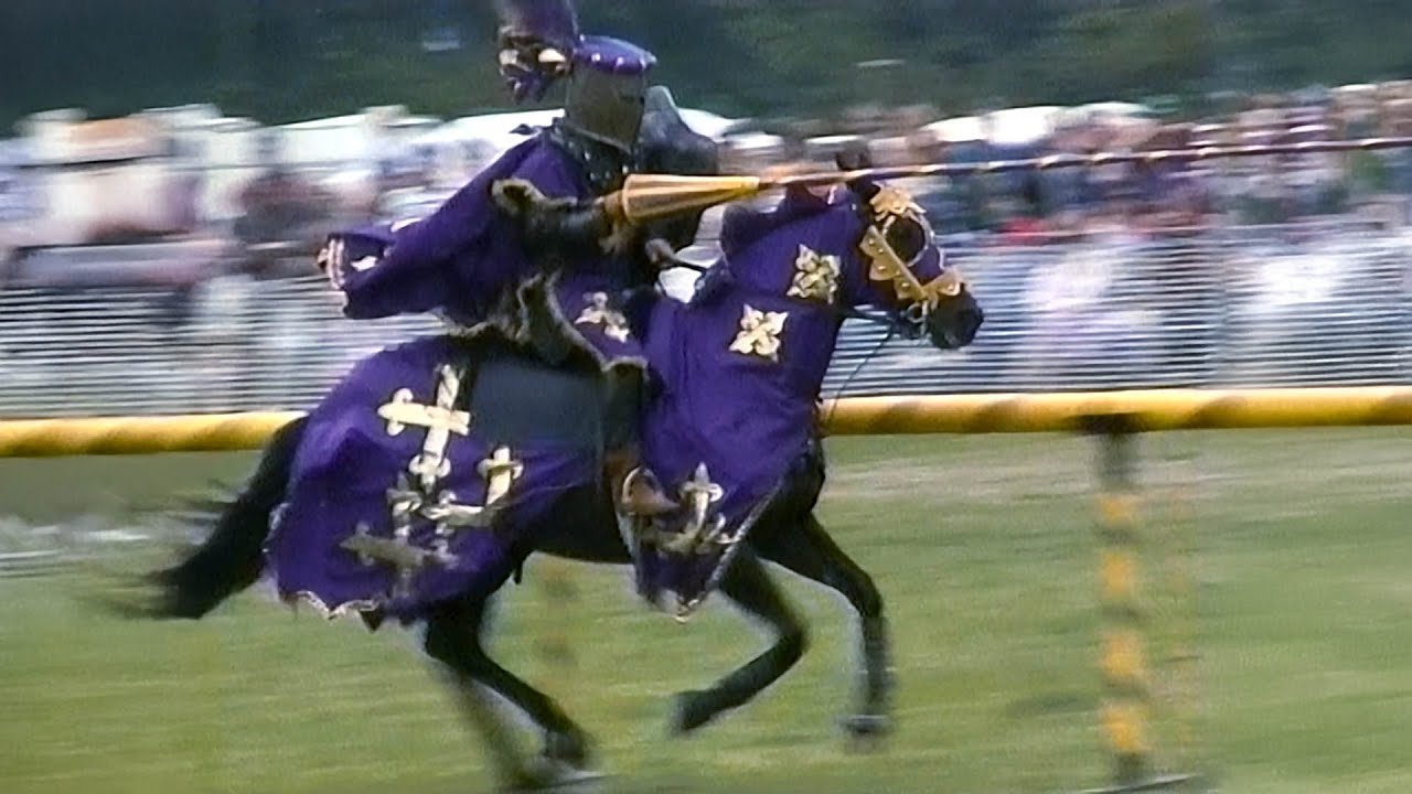 Knights Jousting at Bromyard Gala 1996 S-VHS Capture with USB Stick