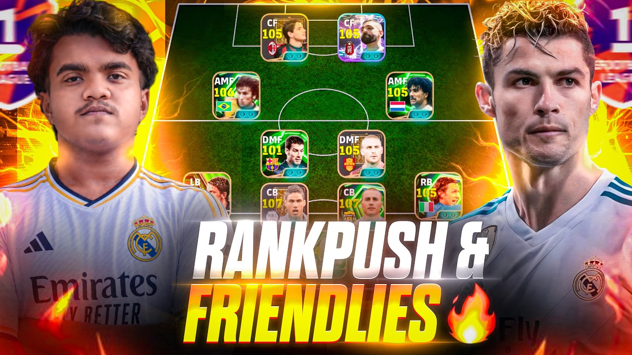 LETS PLAY FRIENDLIES AND RANKPUSH,EFOOTBALL FRIENDLIES,EFOOTBALL LIVE