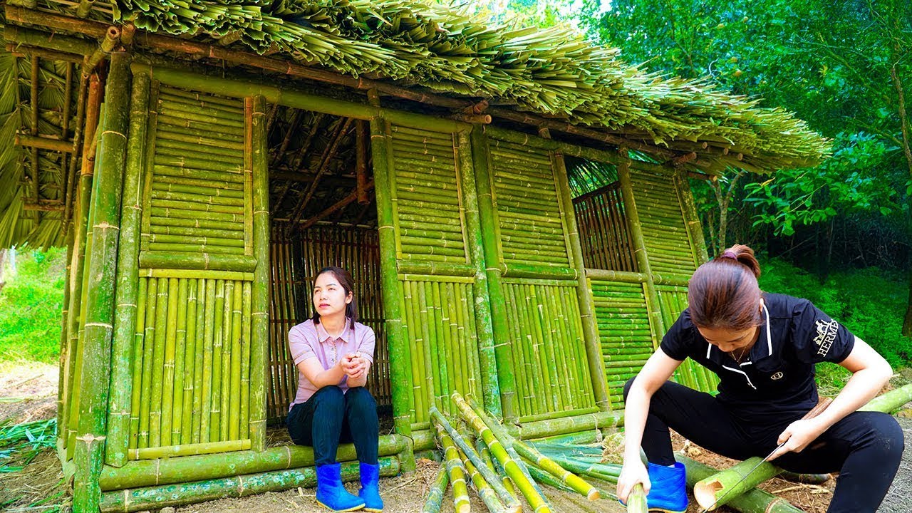 Full Video : 120 days Harvesting & Building Farm - Clean up scary abandoned and Building Bamboo Farm