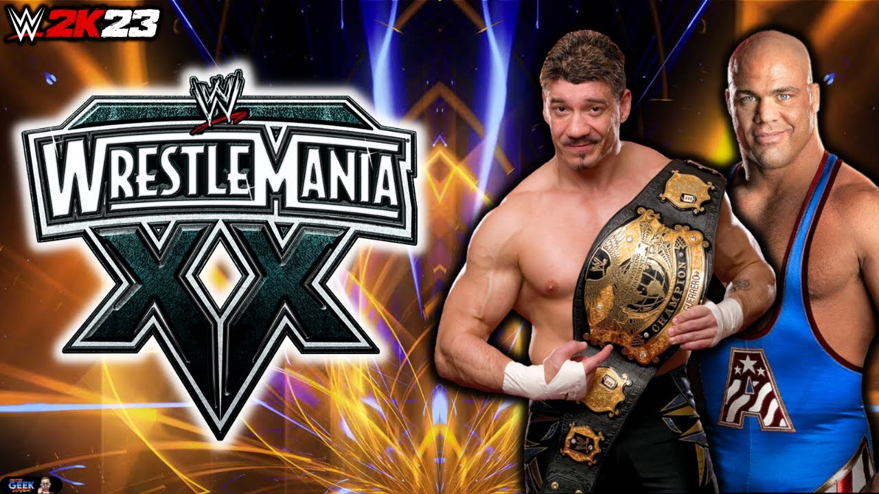 Road To WWE 2K24 - Eddie Guerrero Vs Kurt Angle Wrestlemania 20 (No Commentary)