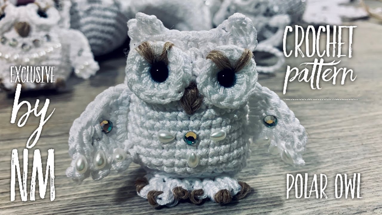СОВЕНОК КРЮЧКОМ 🦉 / CROCHET POLAR OWL / ИГРУШКИ КРЮЧКОМ