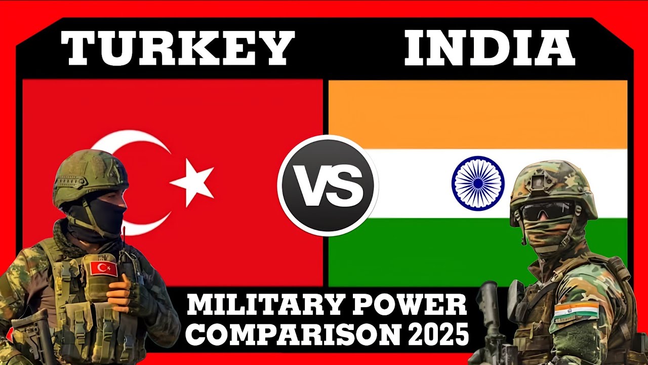 India vs Turkey Military Power Comparison 2025 | Turkey vs India Military Power Comparison 2025