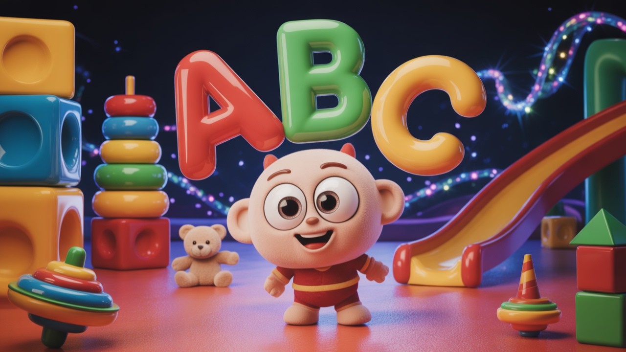 ABC Toyland Adventure 🧸🔤 | Alphabet Song for Kids | Learn Letters & Shapes