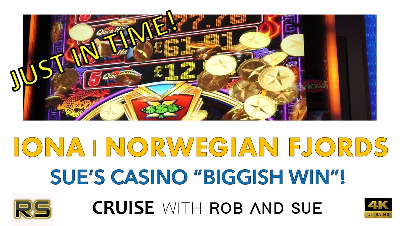 P&O IONA | CASINO | SUE'S "BIGGISH" WIN