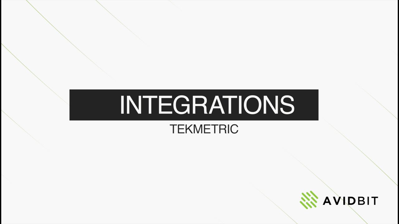 Tekmetric - AvidBit Integration