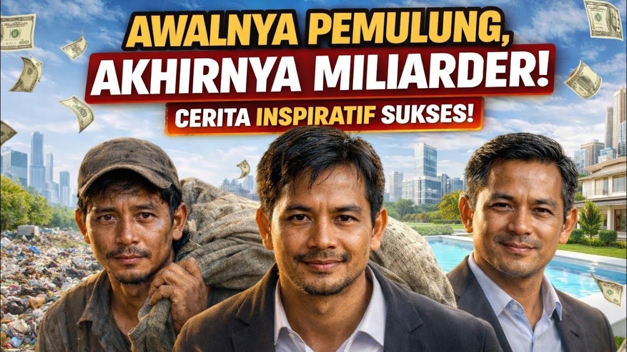 Viral ! Hidupnya Dihina, Nasibnya Berubah Total | Kisah Pemulung Jadi Miliarder