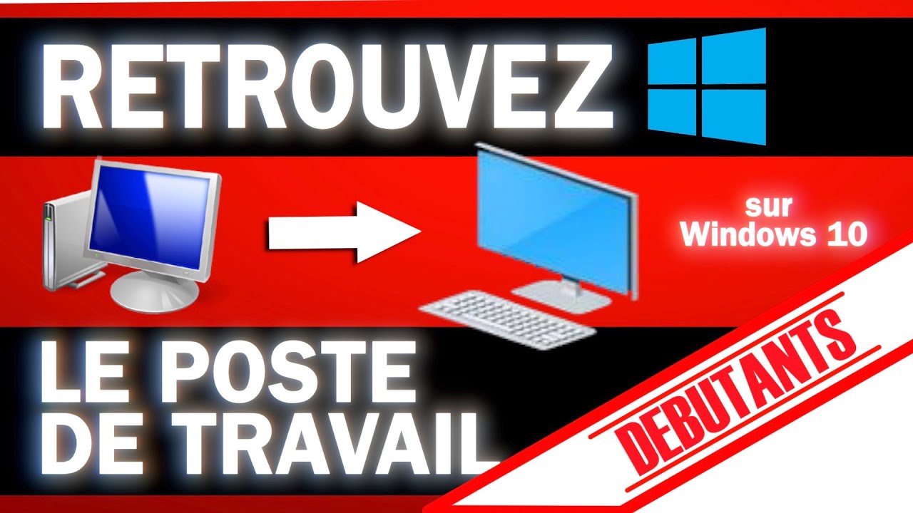 💡ASTUCE INFORMATIQUE WINDOWS 10 : icone poste de travail