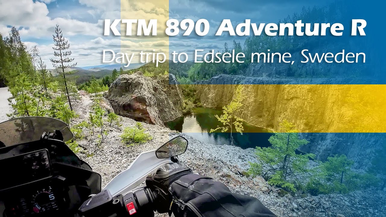Day trip to Edsele mine in Västernorrland, Sweden - KTM 890 Adventure R