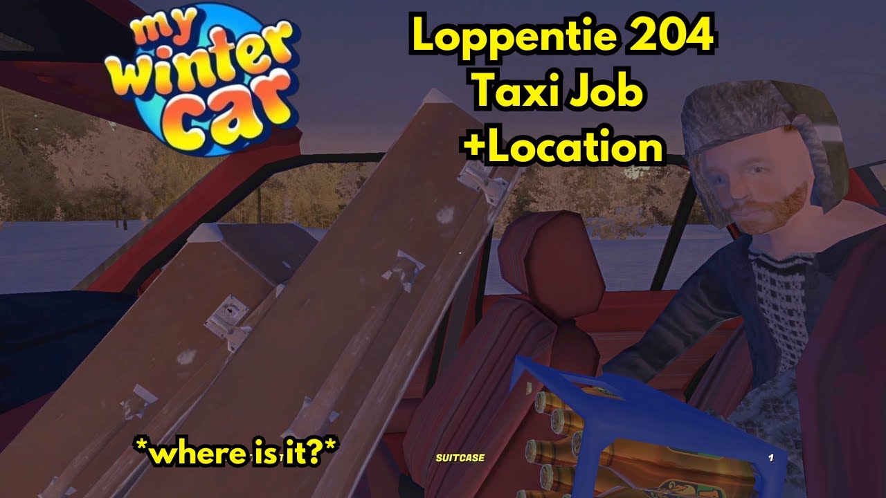 My Winter Car #11 | Loppentie 204 Taxi Job