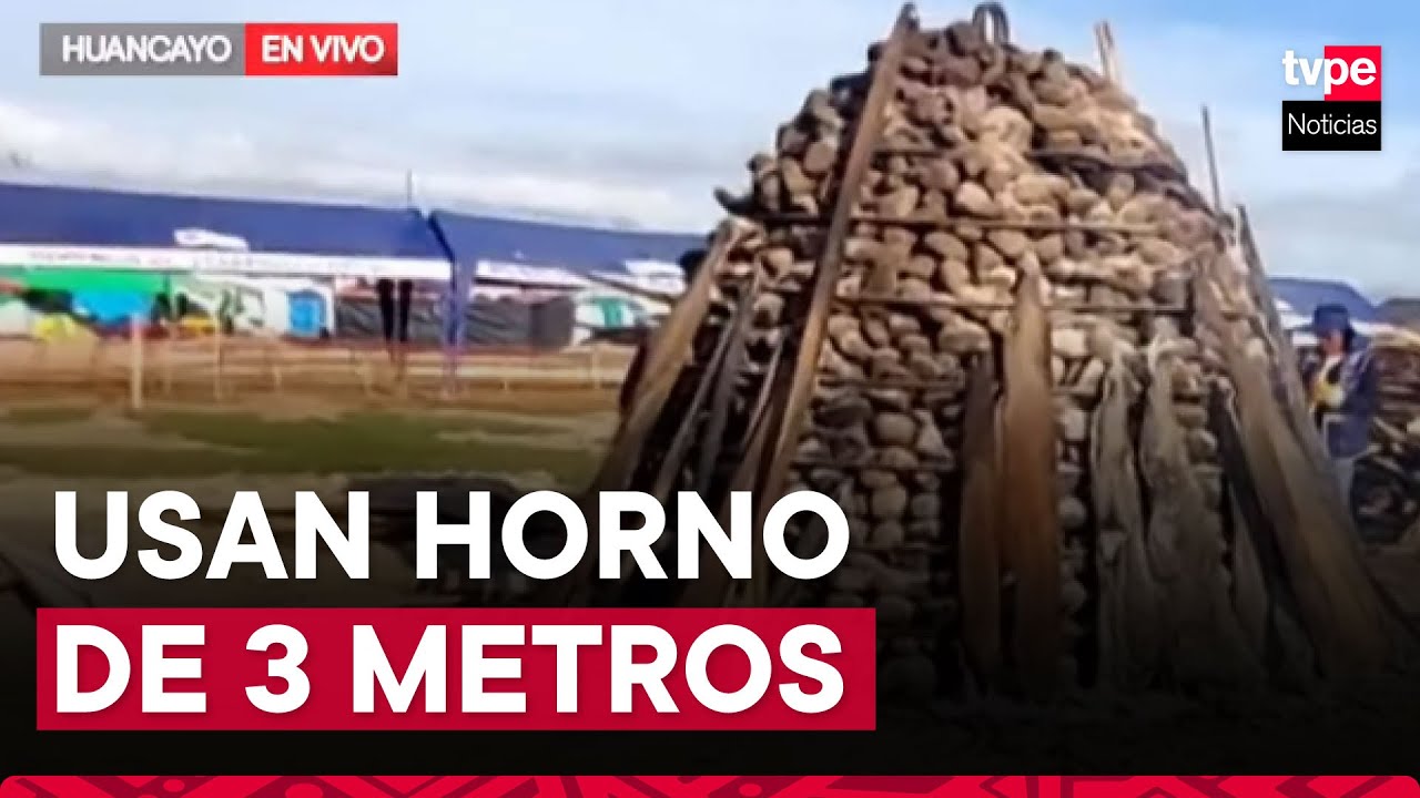 Huancayo: preparan la pachamanca más grande del mundo