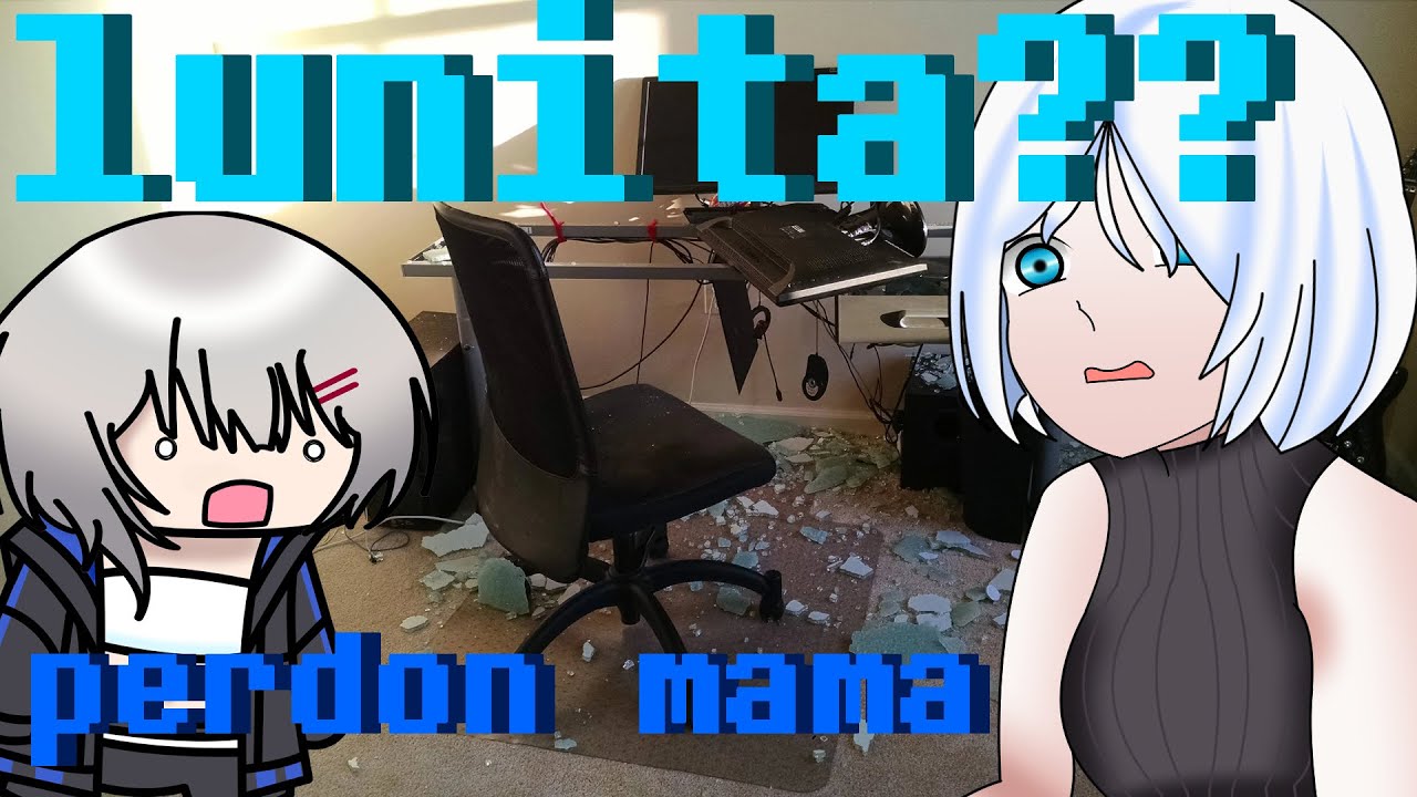 La mama de luna descubrió a lunita golpeando su escritorio