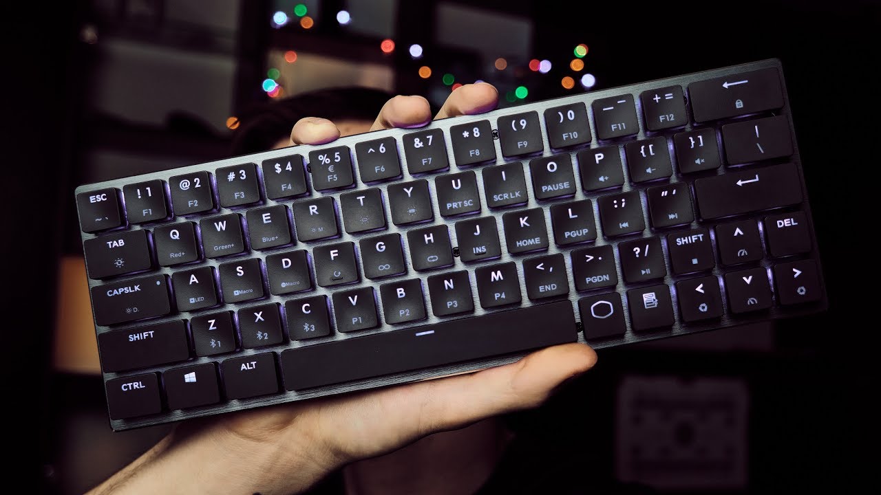 Bezprzewodowa klawiatura mechaniczna Cooler Master SK621 Cherry MX Red Low Profile