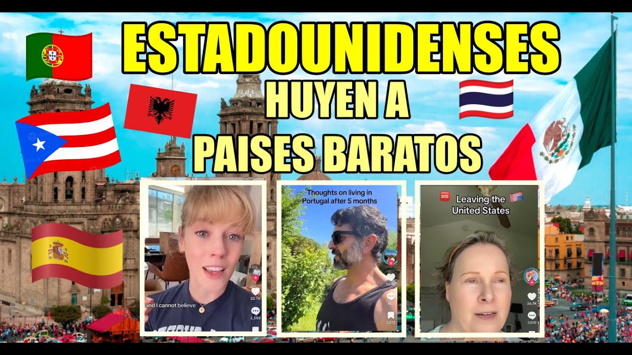 Millones de GRINGOS están huyendo a países más baratos AHORA!