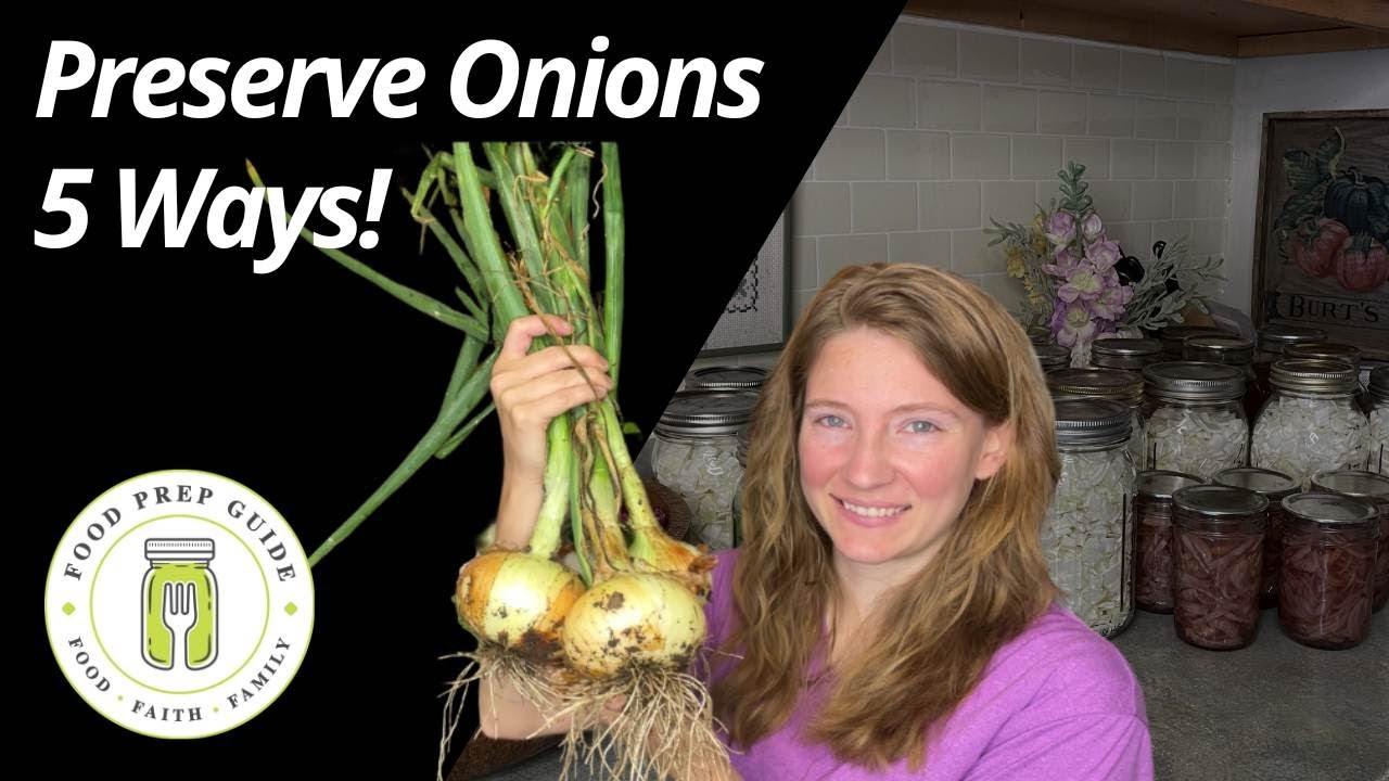 Как собирать и консервировать лук для использования круглый год 🧅🧅🧅