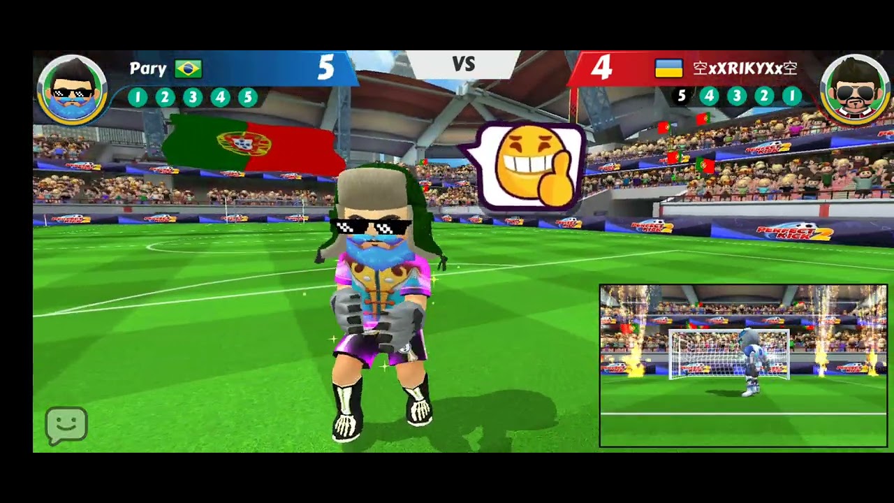 perfect kick 2 pary vs xxrikyxx new trick shots