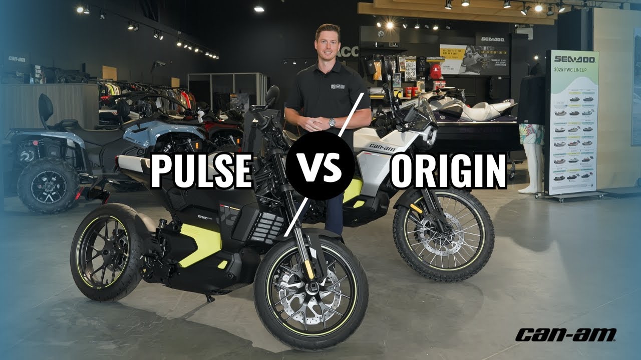 2025 Can-Am Electric Motorcycles: Pulse & Origin Comparison