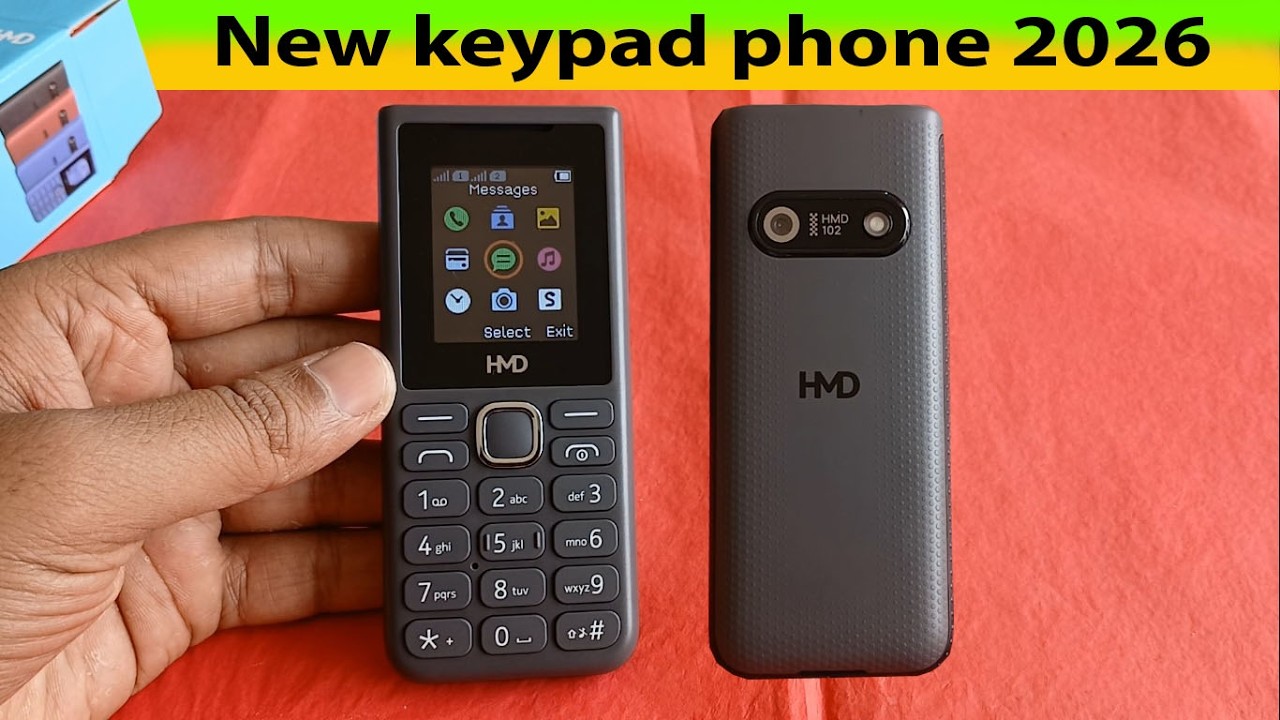 HMD 102 Dual sim unboxing and full details 2026.