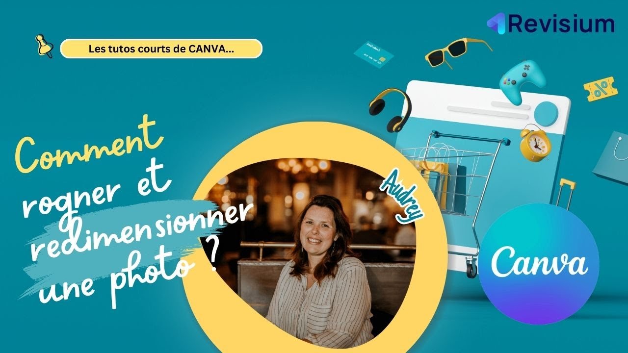 CANVA Tips (PC) : comment rogner et/ou redimensionner une photo ? (débutant)