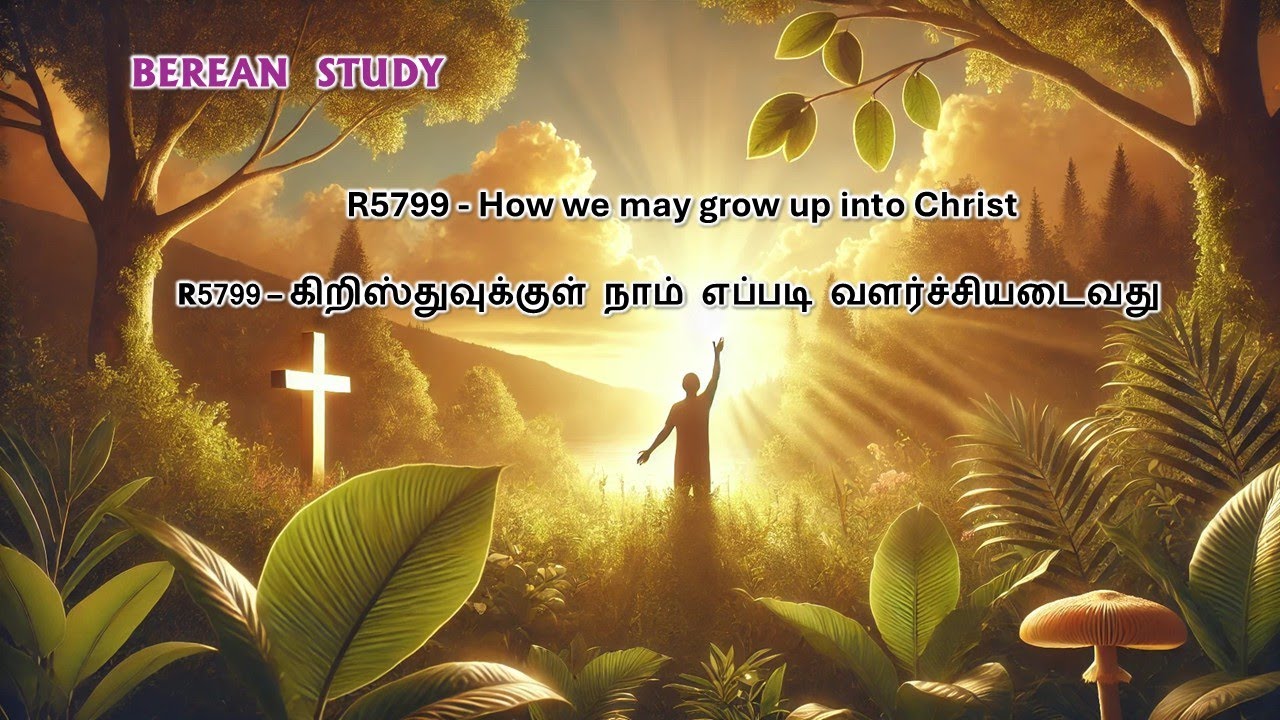 கிறிஸ்துவுக்குள் நாம் எப்படி வளர்ச்சியடைவது- R5799