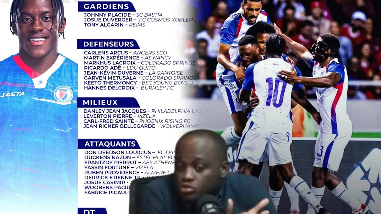 LIS JWÈ KI PRAL JWE POU AYITI NAN ELIMINATOIRE MONDYAL 2026, BÒN NOUVÈL PLACIDE TOUNEN 