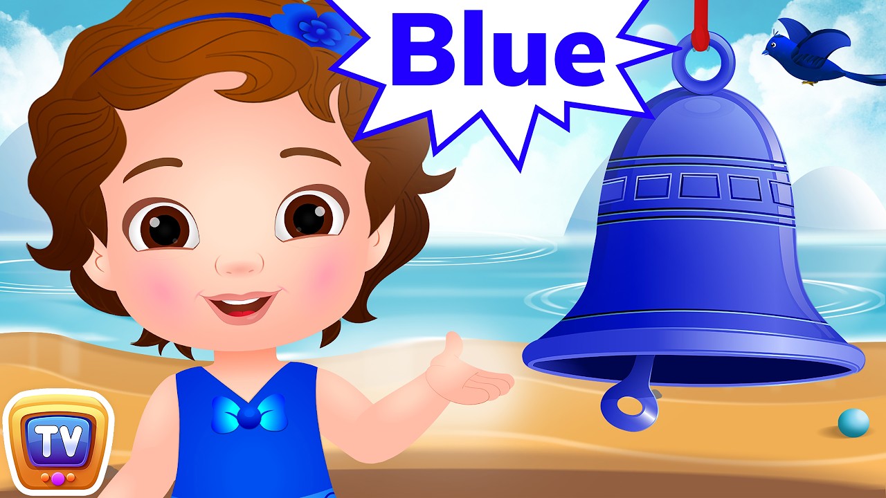 The Colors Song - 🔵 BLUE - ChuChu TV Toddler Learning Videos & Nursery Rhymes for Infants