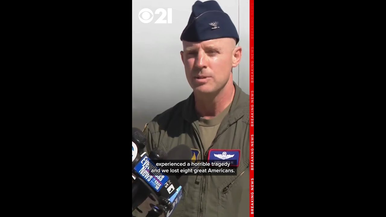 Заявление официальных лиц после крушения бомбардировщика B-52 в Калифорнии