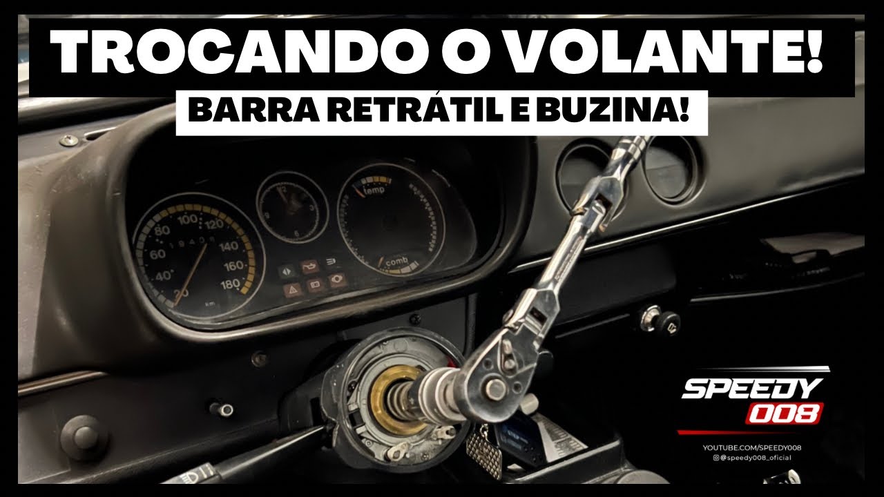 CHEVETTE - Como retirar o volante? Dicas e cuidados na hora de encaixar o novo volante!