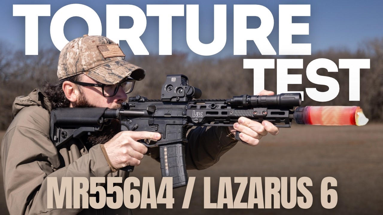 SOCOM Torture Test! MR556A4 & Lazarus 6 !