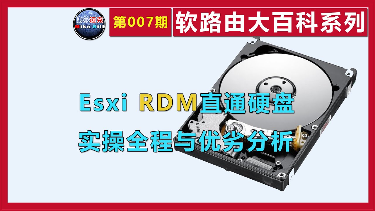 RDM直通硬盘实操与优劣分析【软路由大百科系列007】比尔迈克出品