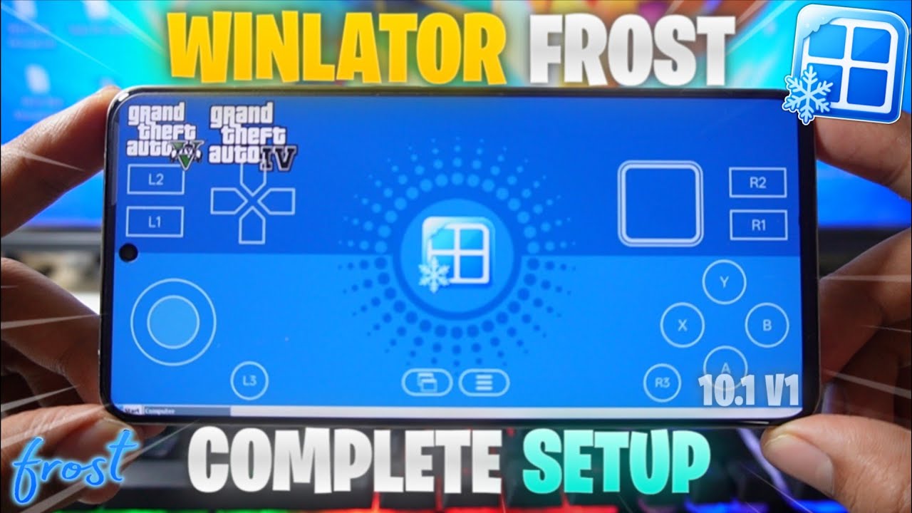 🔥 New Winlator Frost Full Setup + GTA5 Settings | Performance Update 🎮