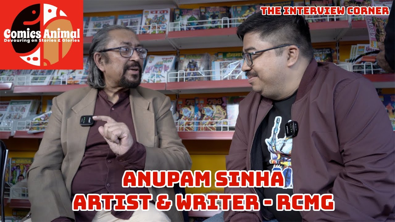 The Interview Corner | Anupam Sinha | Artist | Writer | Novelist | Raj Comics By Manoj Gupta