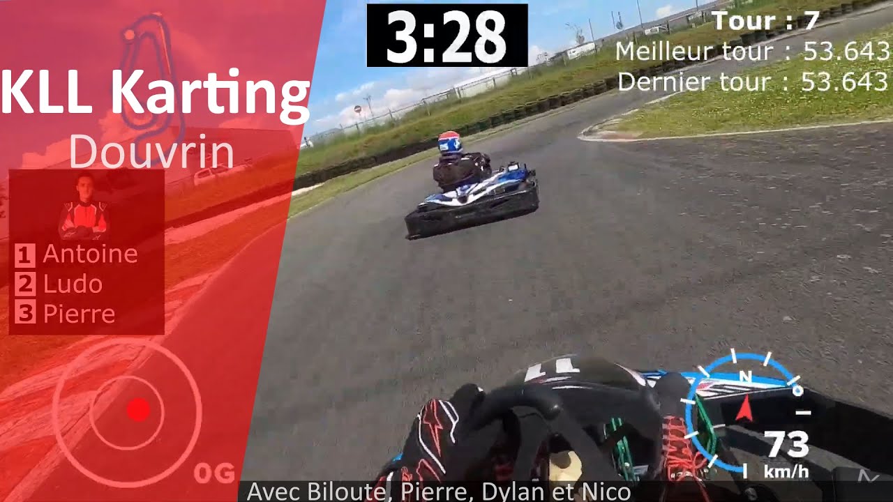 De belles batailles à KLL Karting Douvrin