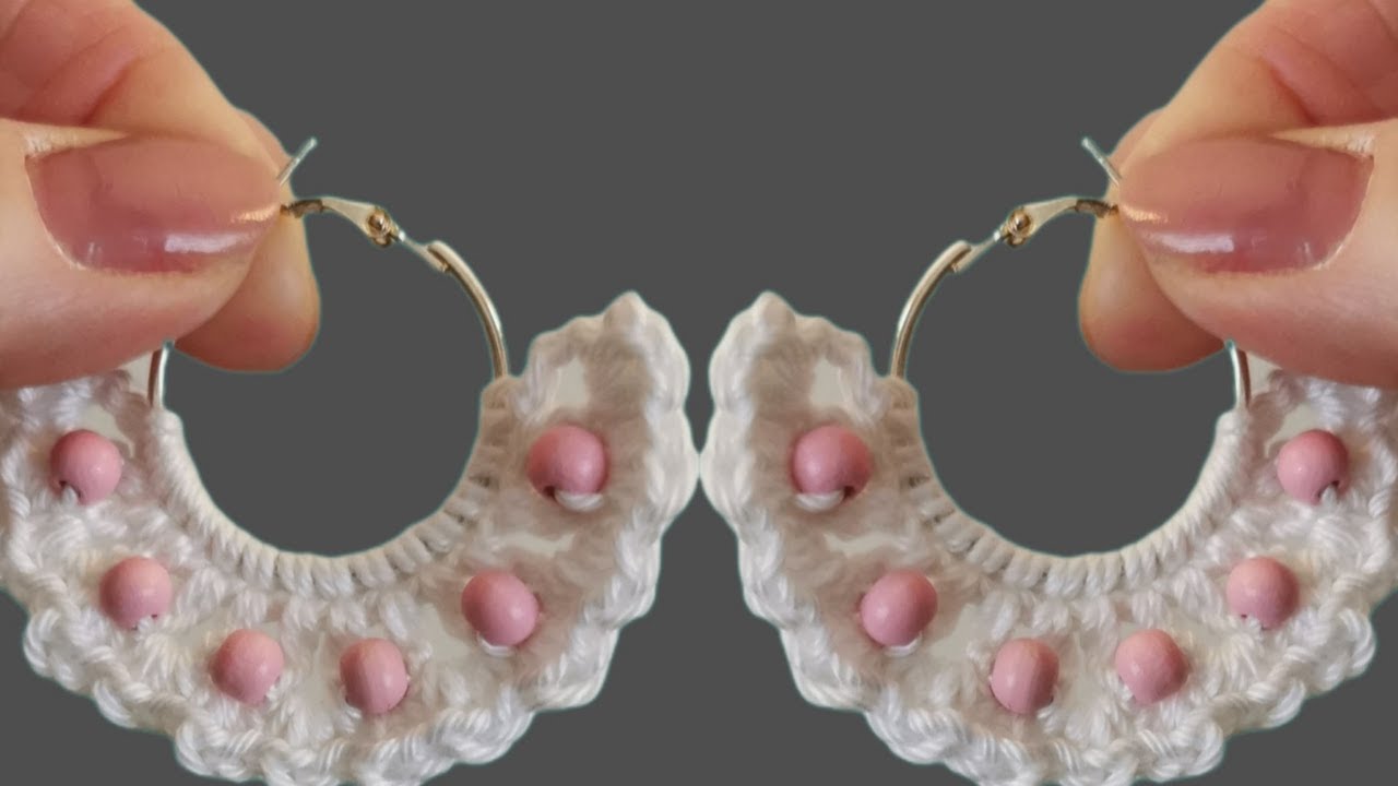 Boucles d'oreille  au crochet
