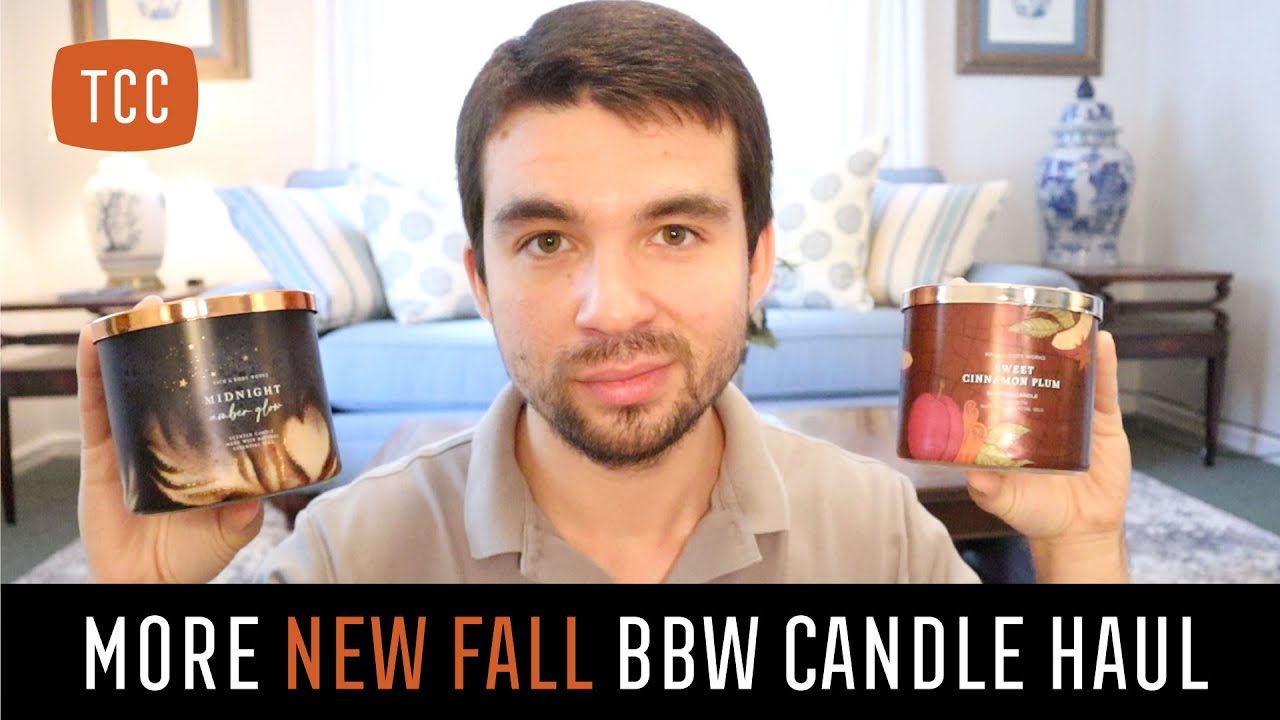 More NEW FALL Candles Bath & Body Works Haul (Midnight Amber Glow) + HomeWorx Candles