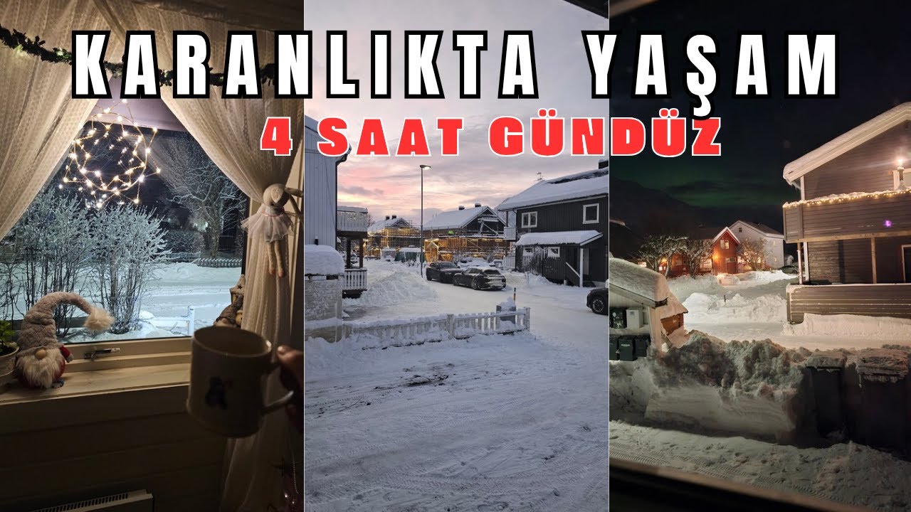 KARANLIKTA YAŞAM NASIL?- 4 SAAT GÜNDÜZ😳 - NORVEÇ'TE OKUL KAYIT- EĞİTİM- SINAV - NORVEÇ'TE HAYAT