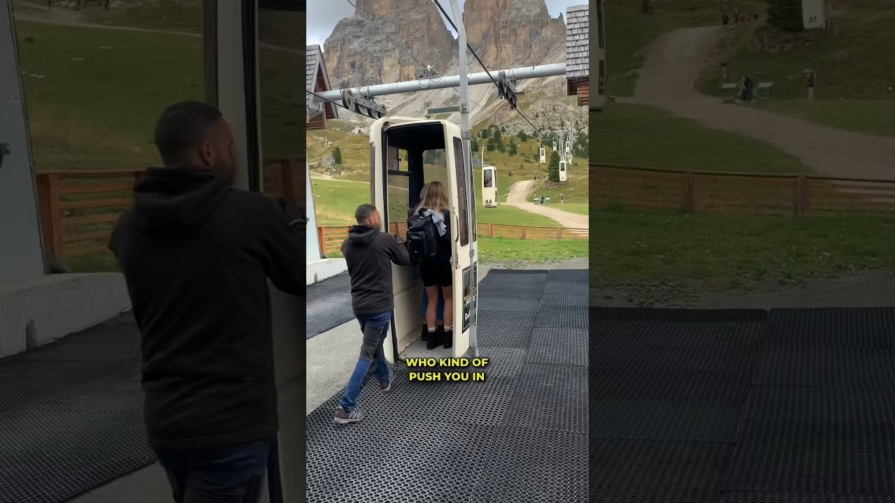 ⚰️WOULD YOU DARE ride this coffin cable car lift In Italy? 😱 