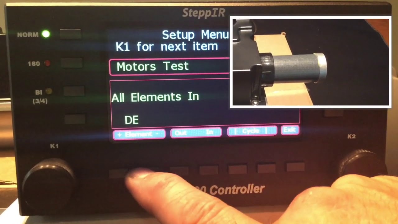 SteppIR UrbanBeam   EHU Motor Test