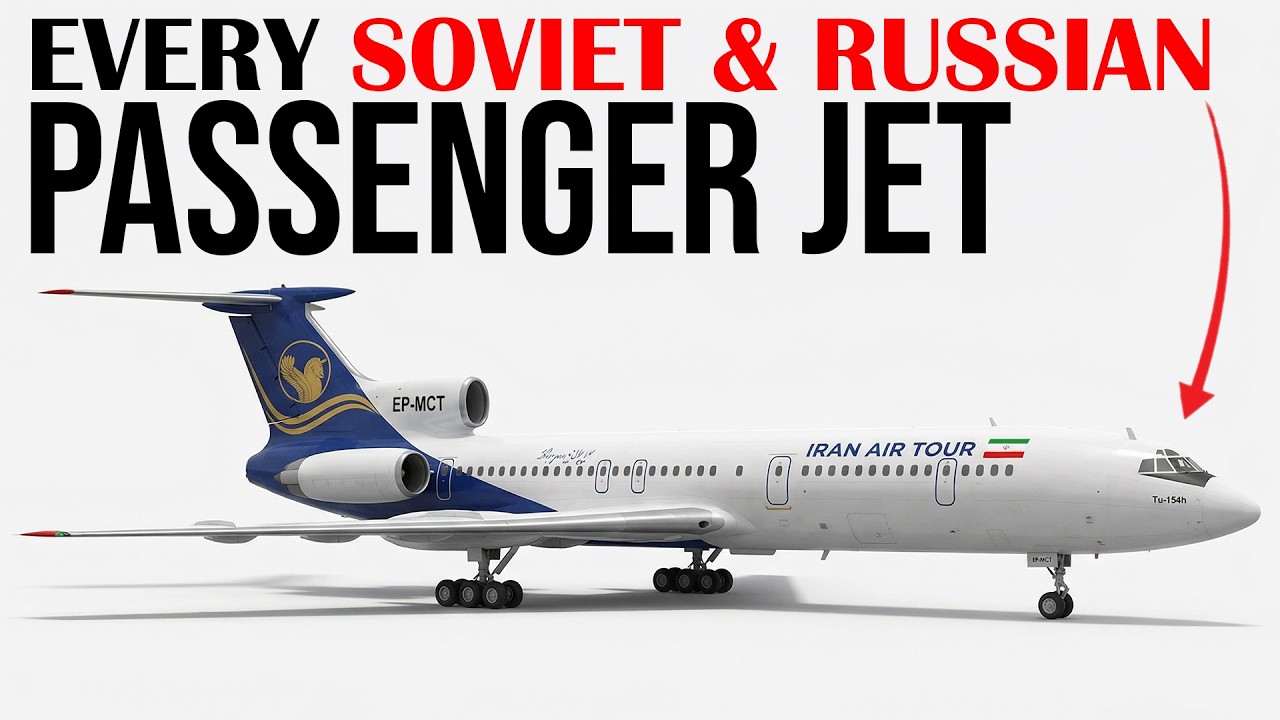 Every Soviet & Russian Passenger Jet Ever Built