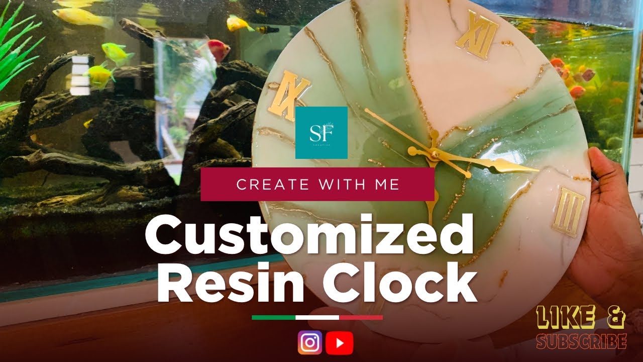 Customized Resin Clock | ഒന്ന് ശ്രമിച്ചാൽ എളുപ്പത്തിൽ ചെയ്തെടുക്കാം😍 |Detailed Making Video|