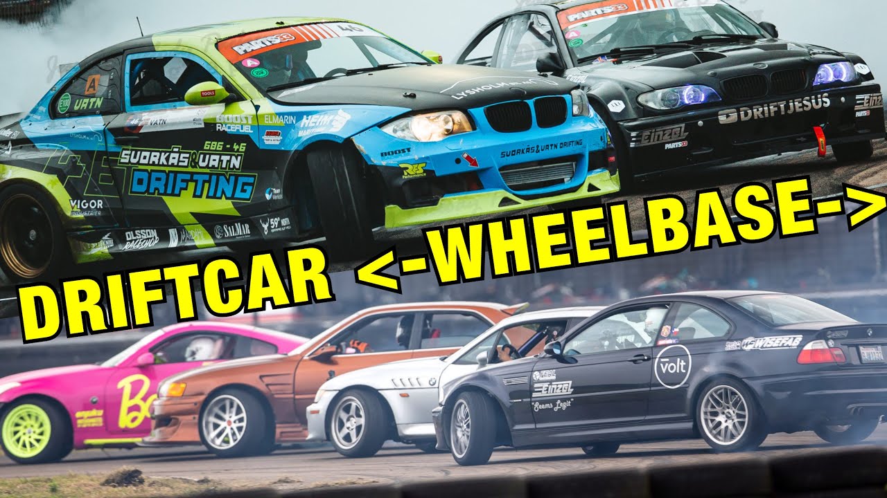 Mythbusting Drift Car Wheelbase & Chassis Choice Guide : Discussing over 20 Drift Cars!