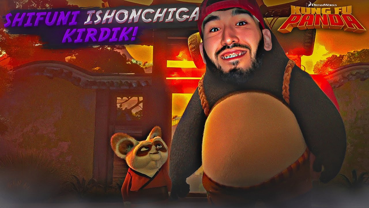 SHIFU ni ishonchiga kirdik | Kung Fu Panda Uzbek tilida #2 | VRzona1 #uzbektilida #qiziqarlivideo